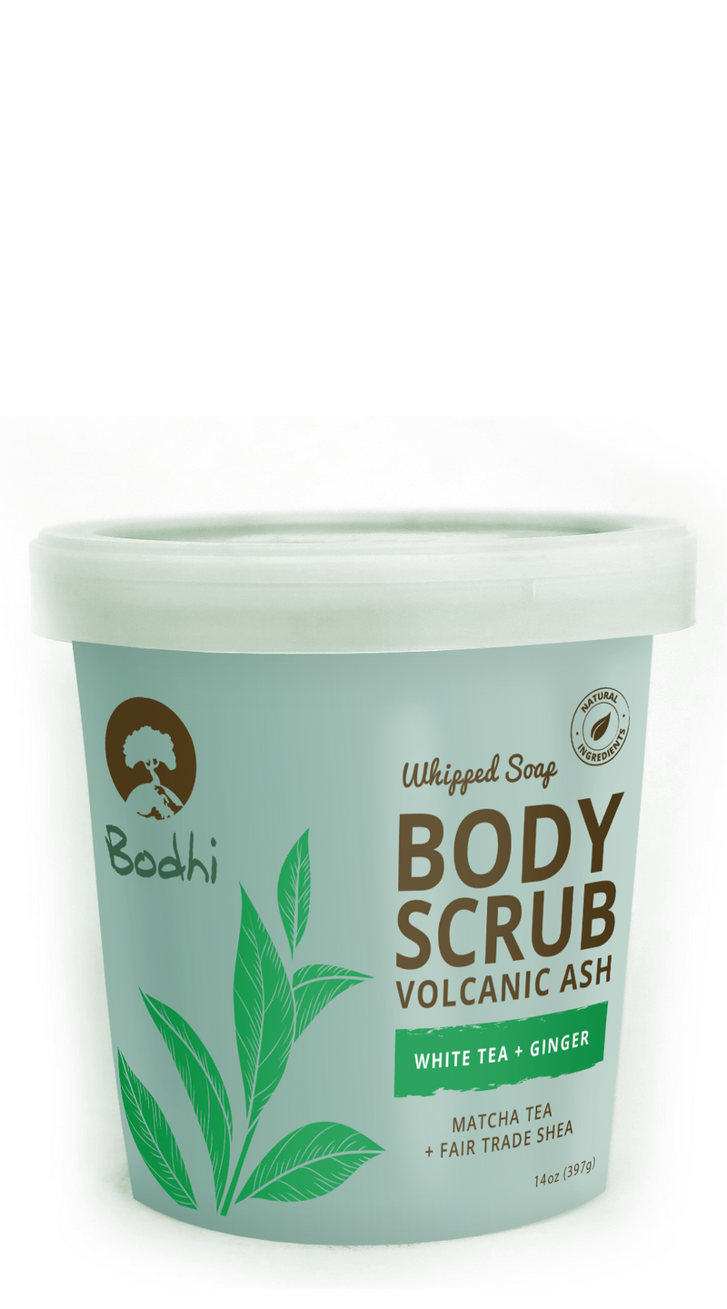 Bodhi White Tea & Ginger Whipped Body Scrub - 14 oz