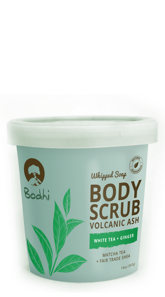 Bodhi White Tea & Ginger Whipped Body Scrub - 14 oz